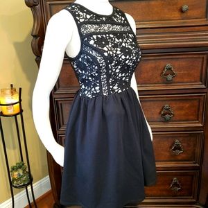 🖤 Xhilaration Black Embroidered Sleeveless Dress